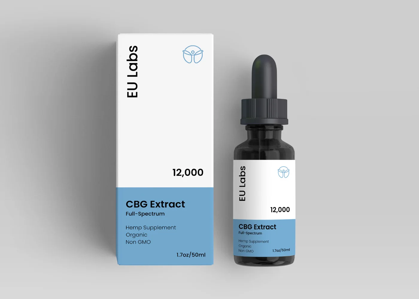 12000mg CBG oil cannabigerol bottle and box — CBD Oil Sydney